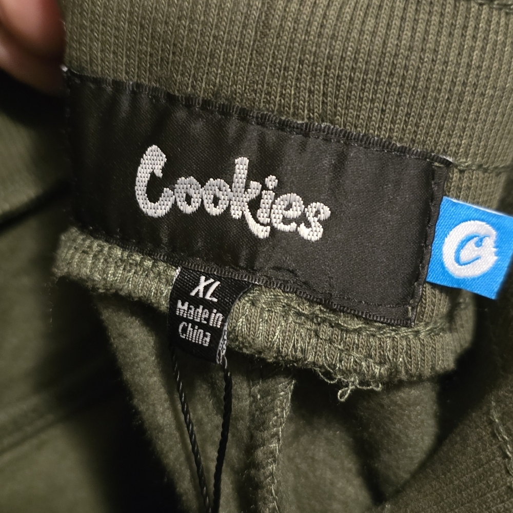 Cookies Olive Green Graphic Sweatpants - Picture 4 of 6